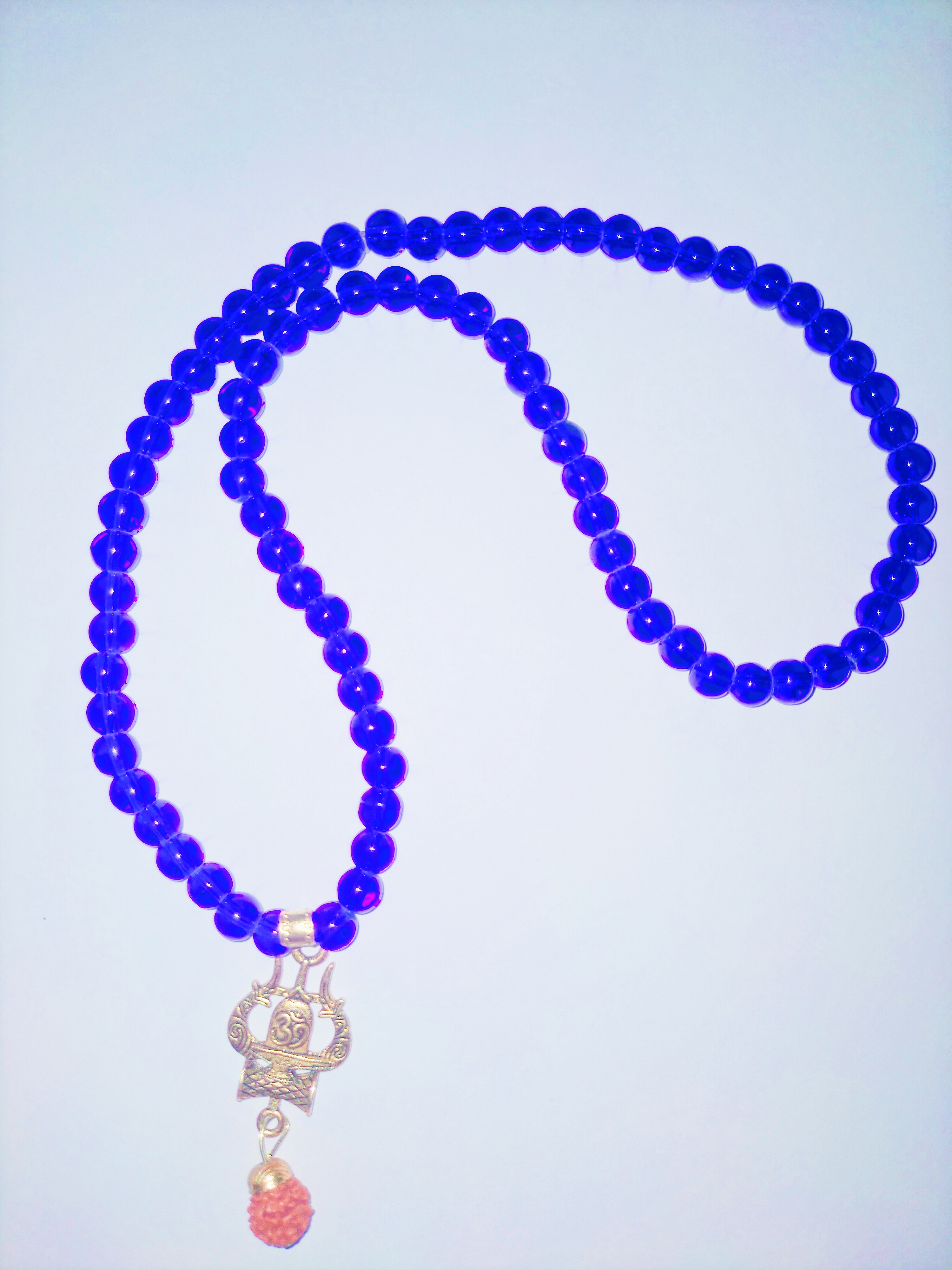 Blue Chanted Pendant